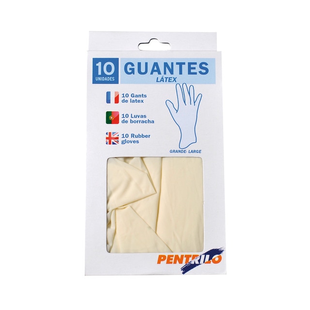 Pack 10 Guantes Látex - Talla G