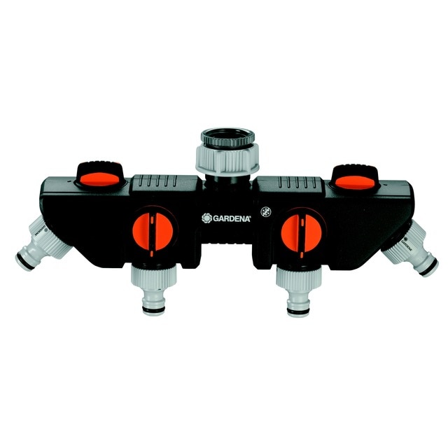Distribuidor 4 vias gardena 1/2'' 3/4'' / 3/4'' 1''