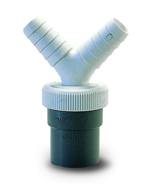 Imagen 0 de Enlace doble lavadora a pvc de 40 mm Anzapack 855589n