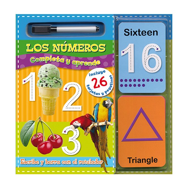 Completa y aprende. Los números: Escribe y borra con el rotulador.pdf