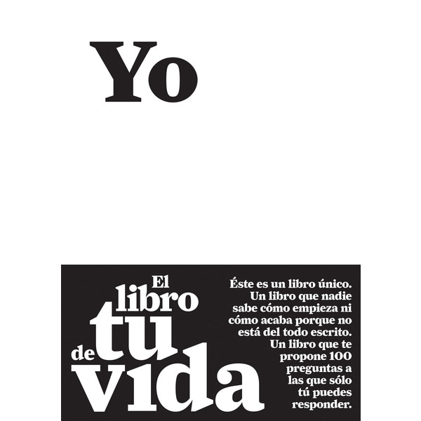 Yo. El libro de tu vida (Tapa dura)