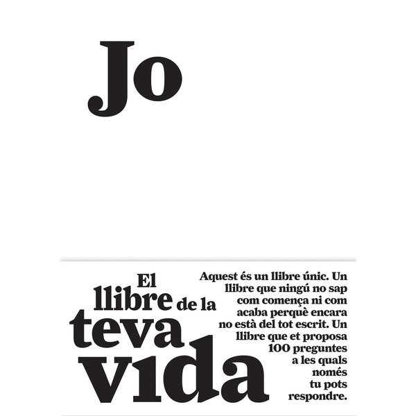 Jo. El llibre de la teva vida (Tapa dura)