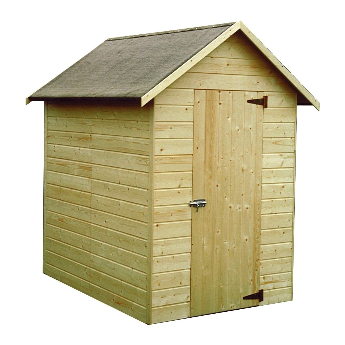 DECOR&JARDIN - Caseta de madera natural panelada Lozoya.