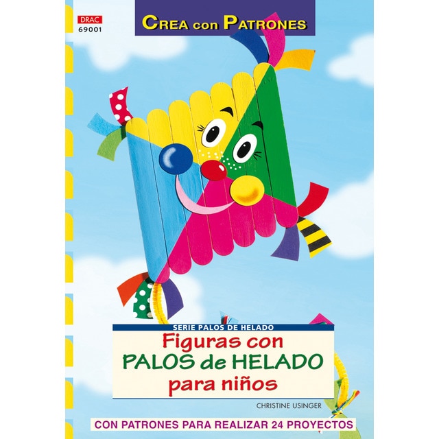 Figuras con palos de helado para niños (Tapa blanda)