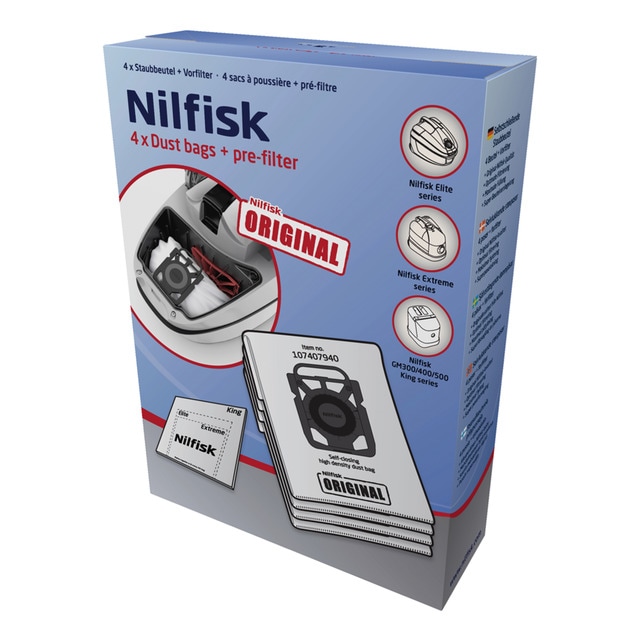 Recambio Extreme De Elite Y Bolsas Aspirador Nilfisk Para Modelos ul13KJcF5T