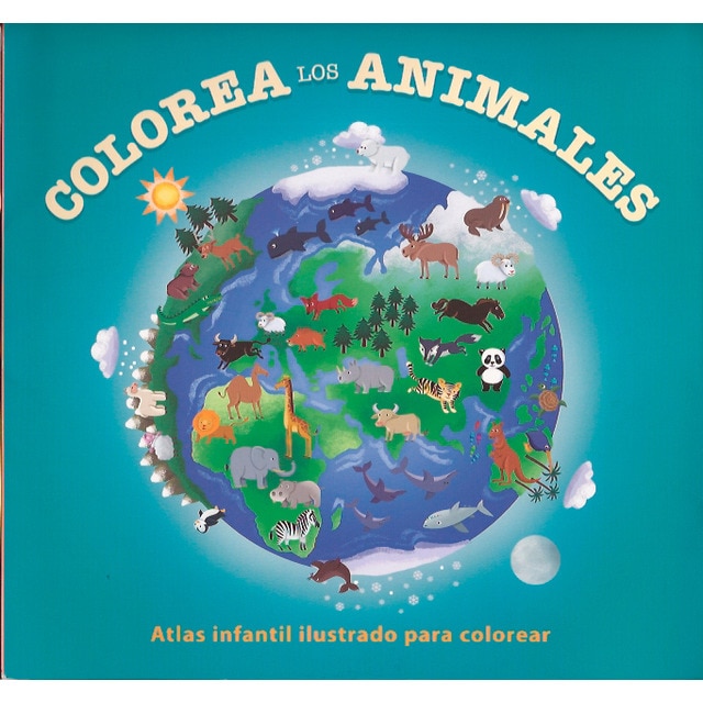 Colorea los animales (Tapa blanda con solapas)