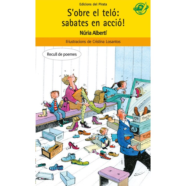 S'obre el teló: sabates en acció! llibre de poemes per a 8 anys: Divertits poemes per nens, protagonitzats per sabates (Tapa blanda)