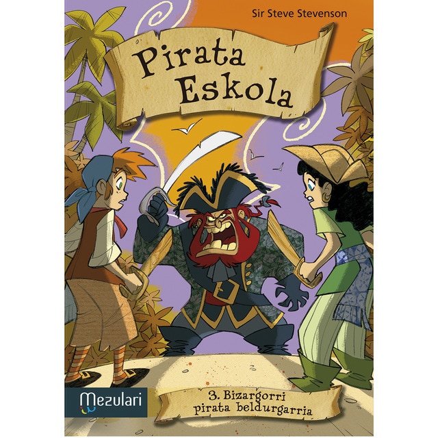 Pirata eskola. Bizargorri pirata beldurgarria (Tapa blanda)