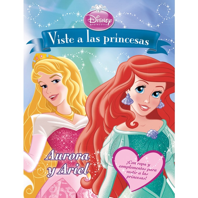 Viste a las princesas. Aurora y ariel: Libro de recortables.pdf