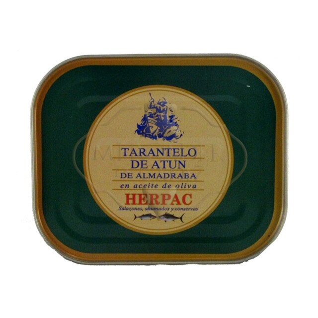 Ventrèche de thon rouge d'almadraba à l'huile d'olive Herpac.