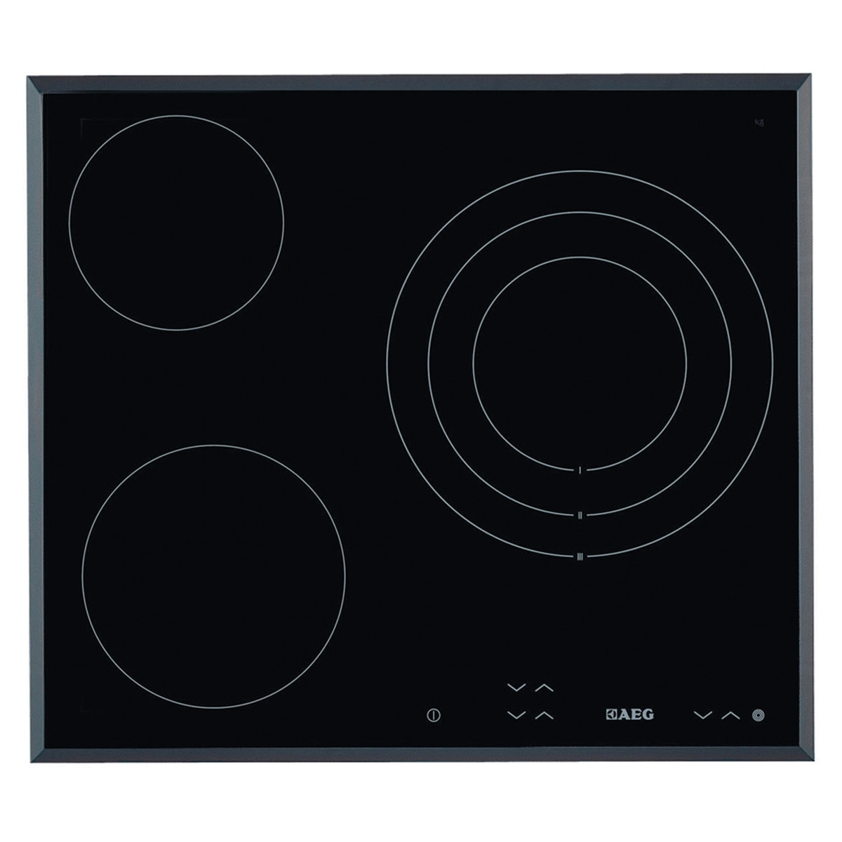 AEG – Placa vitrocerámica AEG 3 zonas de cocción – HK623020FB.