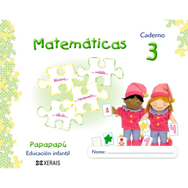 Papapapú. Matemáticas. Caderno 3