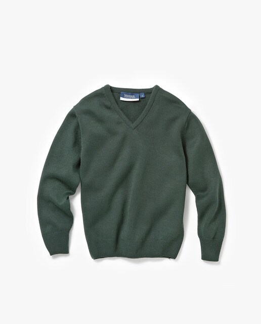 Uniform wool blend sweater. · Children 