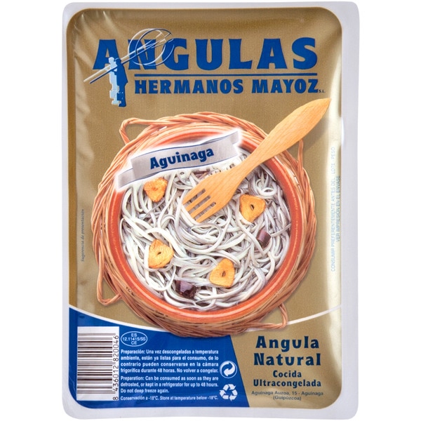 Glasaale natur gekocht Schale 100 g netto Abtropfgewicht