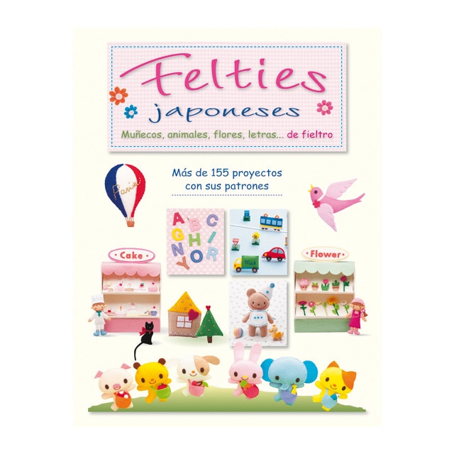 Muñecos, animales, flores, letras. De fieltro