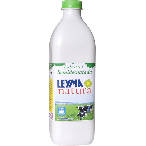 Natura Leche Semidesnatada Botella 1 5 L · Leyma · Supermercado El Corte Inglés