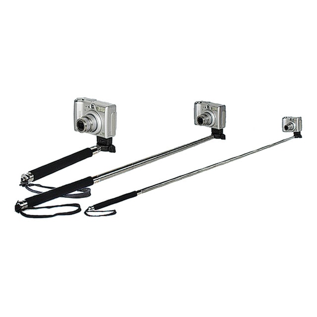 Bastón extensible Monopod compatible con cámaras compactas y GoPro HD Hero