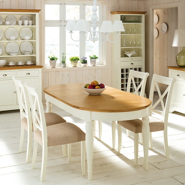 Mesa de comedor extensible de madera hampstead · hogar · el corte ... Salon comedor de madera