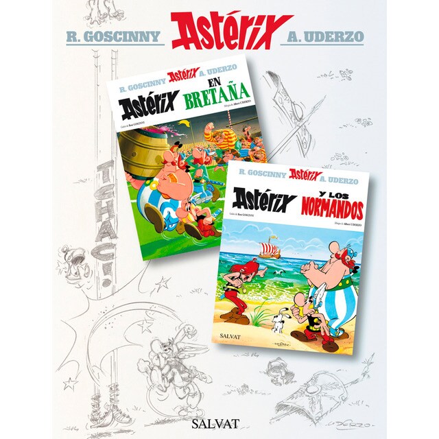 Astérix en Bretaña y Astérix y los normandos. Álbum doble (Tapa dura)