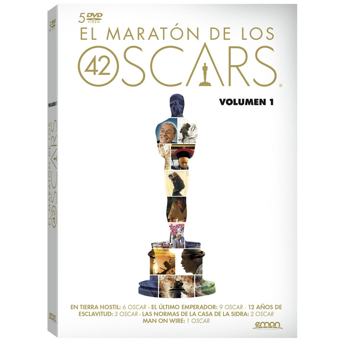 El De Los oscars volumen 1 dvd pack en tierra hostil 12 años esclavitud emperador las normas casa sidra man vol.1