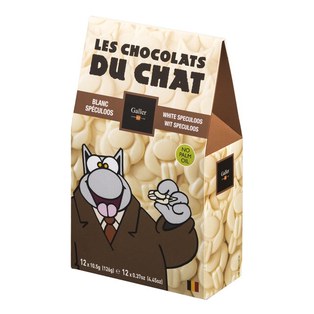 Lenguas de gato de chocolate blanco y speculoos Galler · Club del