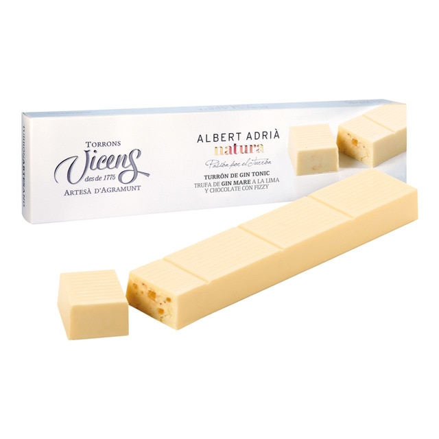 Turrón de gin tonic Albert Adrià Natura Torrons Vicens