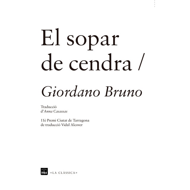 El sopar de cendra (Tapa blanda)