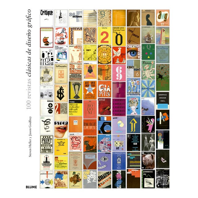 100 revistas clásicas de diseño gráfico (Tapa dura)