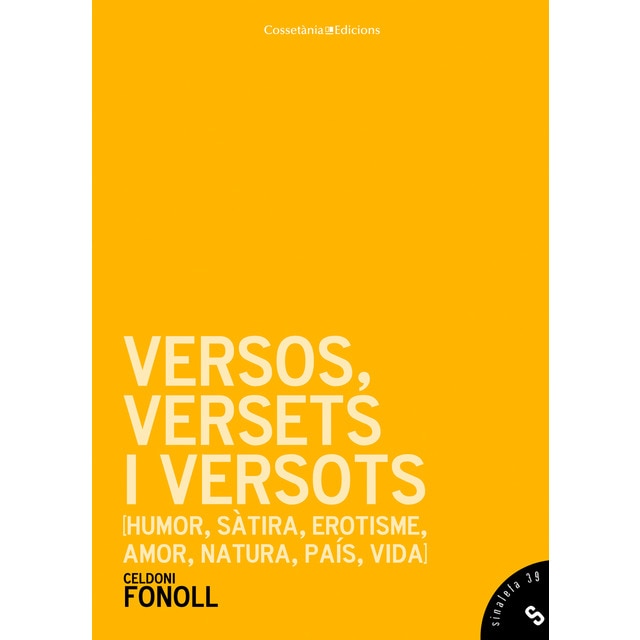 Versos, versets i versots (Tapa blanda)