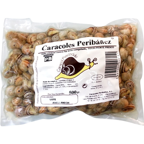 Caracol Peque O Precocido Bolsa G Periba Ez Supermercado El Corte Ingl S