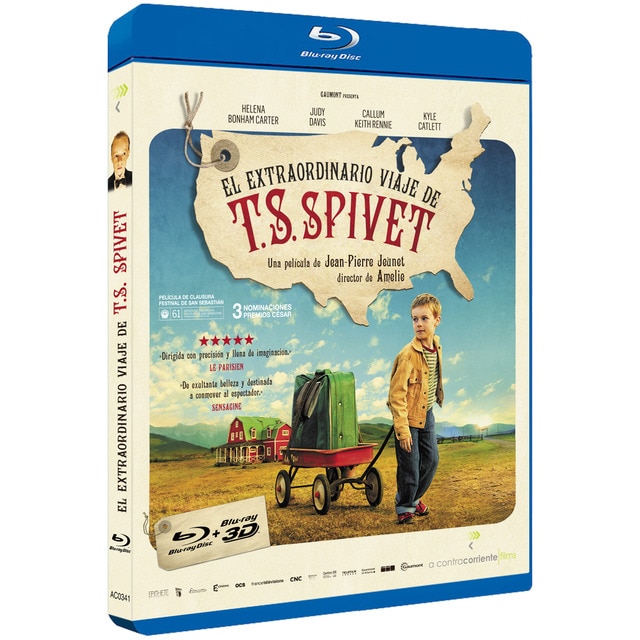El extraoridinario viaje de T.S. Spivet 3D (Blu-Ray + Blu-Ray 3D).