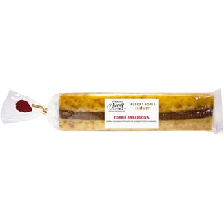 VICENS Albert Adriá Natura Barcelona aus Creme Brulée mit Carquiñolis und Karamell Tafel 300 g