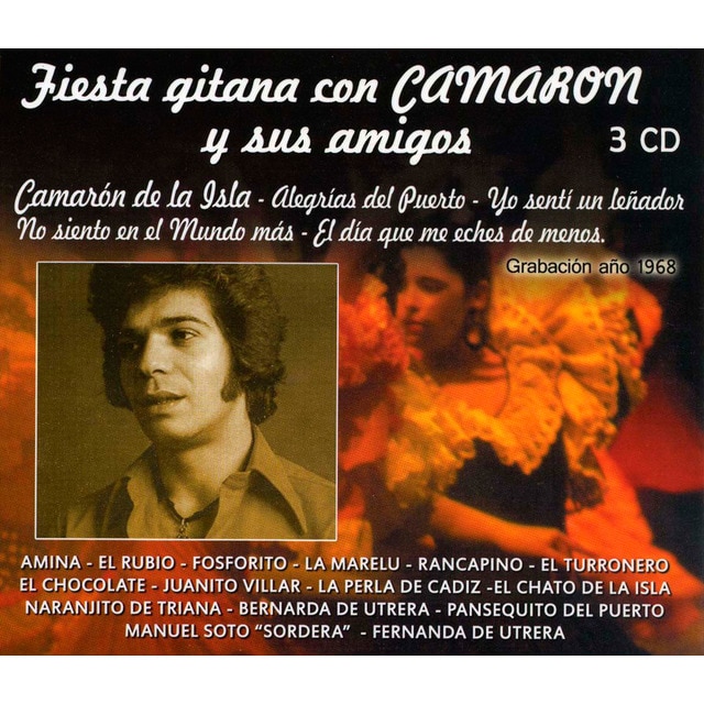 Fiesta gitana con Camaron y sus amigos (3 CD's) (CD).