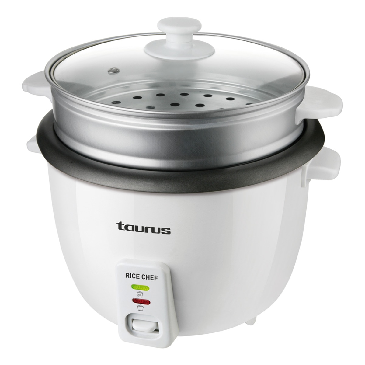 Taurus - Cocedor de arroz Taurus Rice Chef 968.934 con recipiente de 1,8 litros.