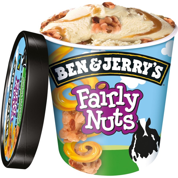 Fairly Nuts helado de caramelo con almendra tarrina 500 ml · BEN