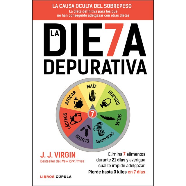 La dieta depurativa: Elimina los 7 alimentos durante 21 días y averigua cuál te impide adelgazar. Pierde hasta 3 kilos en 7 días (Tapa blanda)