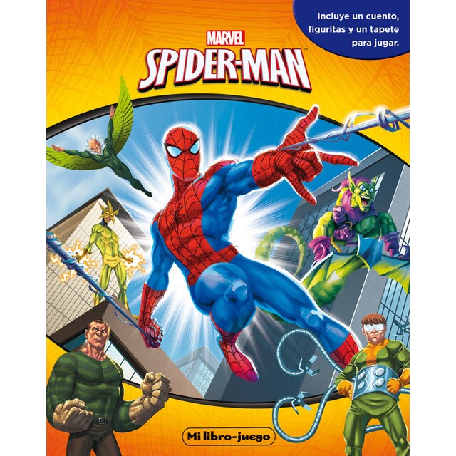 Spider-man. Libroaventuras: Incluye un cuento, figuritas y un tapete para jugar.pdf