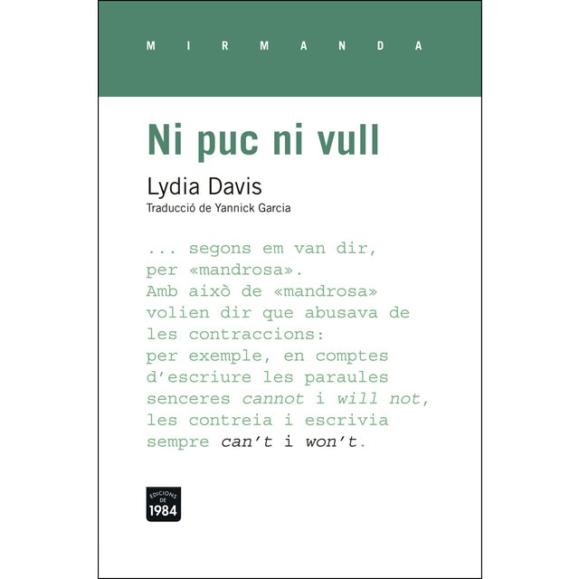 Ni puc ni vull (Tapa blanda con solapas)
