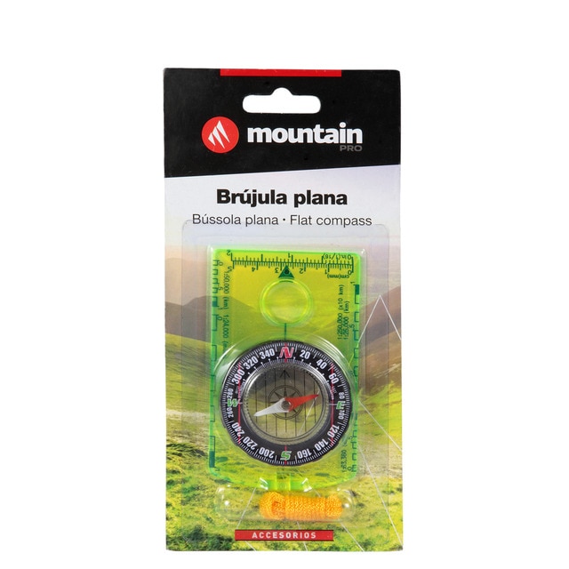 Brújula plana Mountain Pro