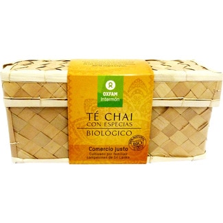 INTERMON OXFAM té Chai con especias biológico cesta Comercio Justo envase 78 g