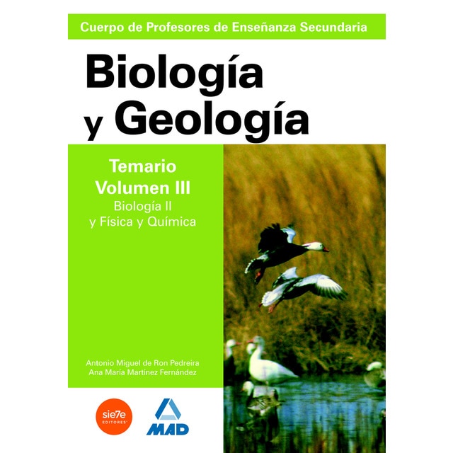 Cuerpo de profesores de enseñanza secundaria. Biología y geología. Temario. Volumen iii. Biología ii y física y química..pdf