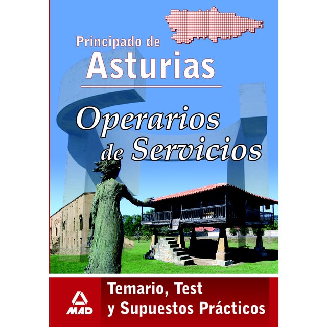 Operarios de servicios del principado de asturias. Temario, test y supuestos prácticos
