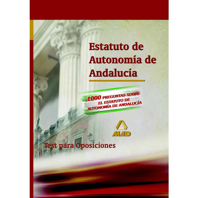 Estatuto de autonomía de andalucía. Test.pdf