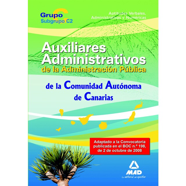 Cuerpo auxiliar de la administración pública de la comunidad autónoma de canarias. Aptitudes verbales, administrativas y numéricas..pdf