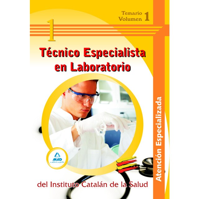 Técnico especialista en laboratorio del instituto catalán de la salud. Atención especializada. Temario. Volumen i.pdf
