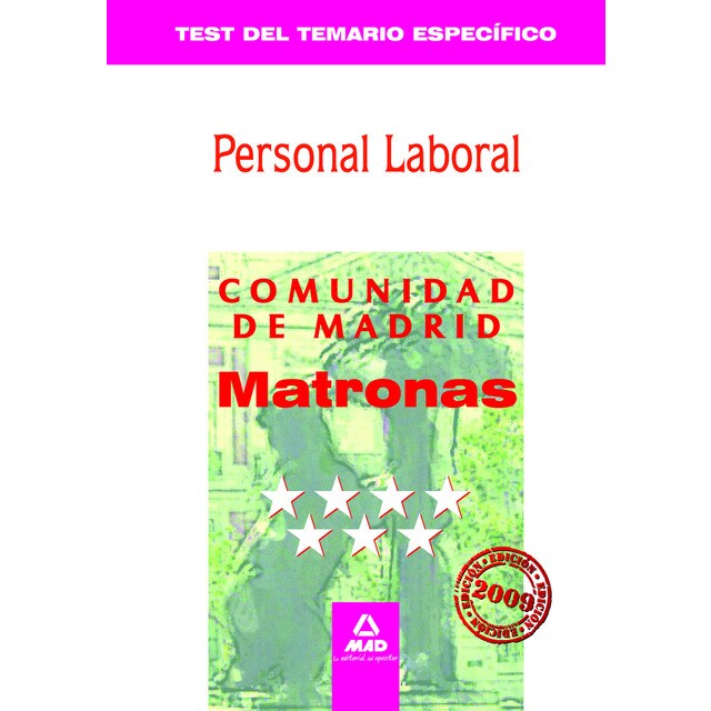 Matronas personal laboral de la comunidad de madrid. Test del temario específico..pdf