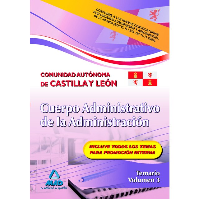 Cuerpo administrativo de la administración de la comunidad autónoma de castilla y león. Temario volumen iii..pdf
