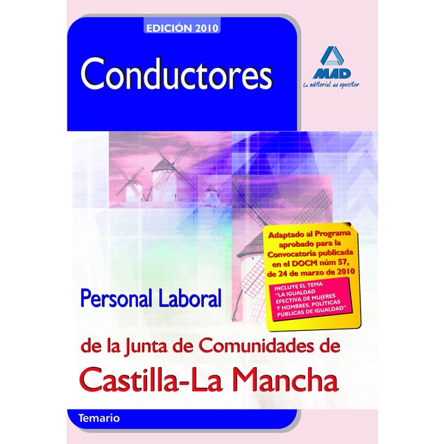 Peón especialista. Personal laboral de la junta de comunidades de castilla-la mancha
