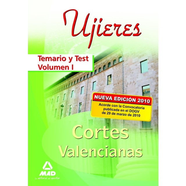 Ujieres de las cortes valencianas. Temario y test. Volumen i..pdf