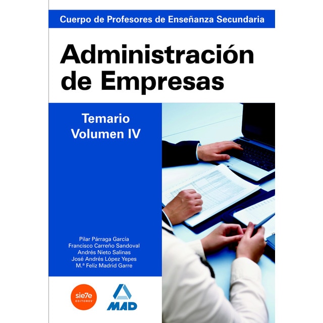 Cuerpo de profesores de enseñanza secundaria. Administración de empresas. Temario. Volumen iv.pdf